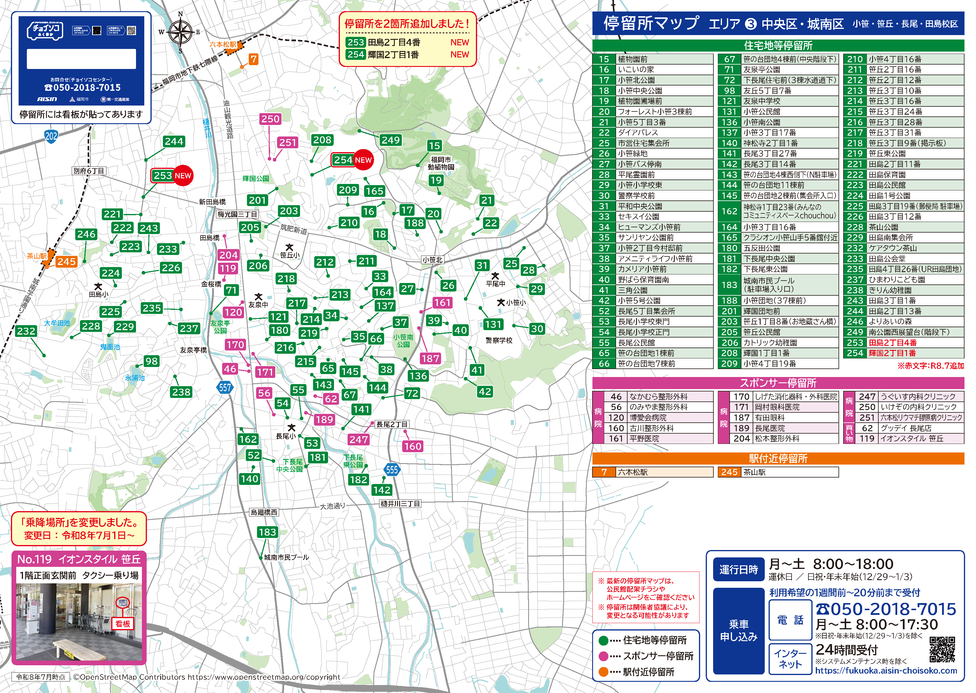 エリア③中央区・城南区